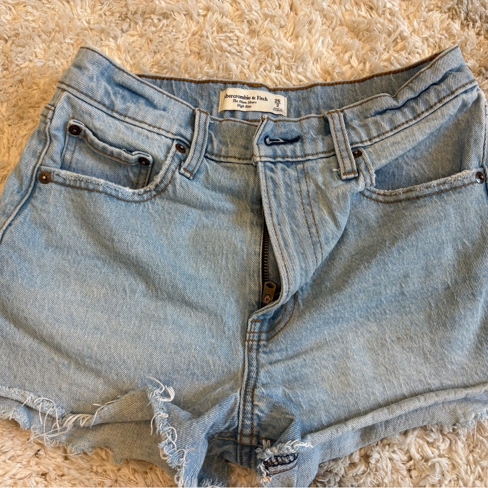 Abercrombie & Fitch Blue Jean Shorts - Picture 4 of 8